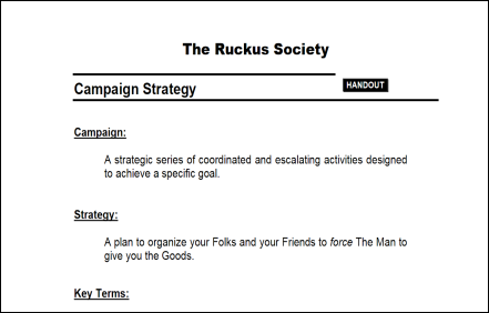 Ruckus Society Strategic Planning Guide