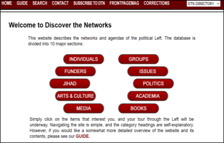 Start Your Discovery of the Networks Home Page