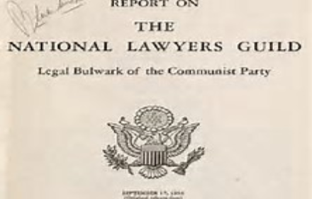 NLG Legal Bulwark Of Communist Party